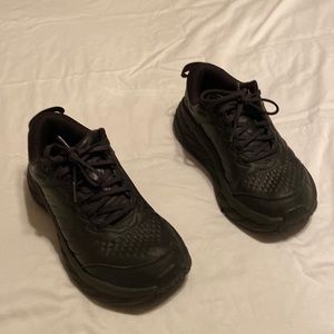 Black hokas non skid work shoes size 7.5